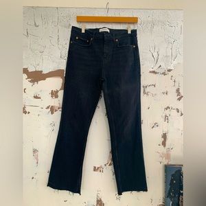 Zara black denim jeans
